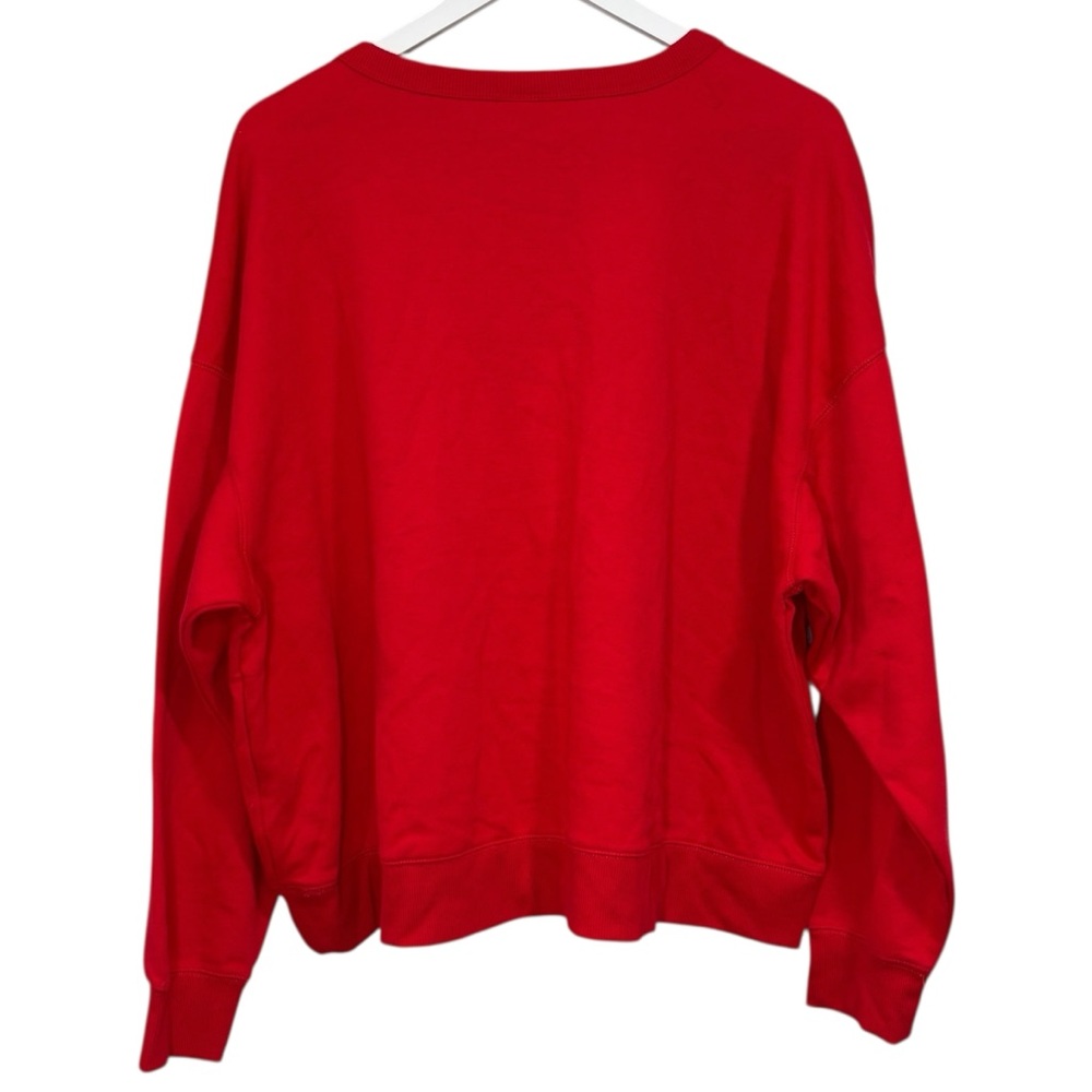 Merry & Bright Graphic Christmas Holiday Red Sweatshirt size 2X NWT Womens - Picture 7 of 11